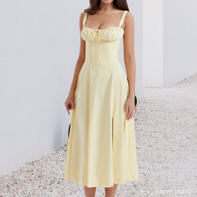 Load image into Gallery viewer, Carmen Print Bustier Sundress