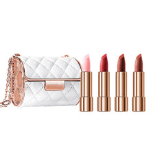 Load image into Gallery viewer, Velvet Matte Lipstick Set with Cham Chain Pouch