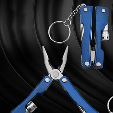 Load image into Gallery viewer, Mini Foldable Outdoor Stainless Steel Pliers with Flashlight