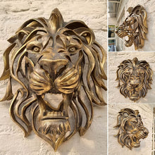 Load image into Gallery viewer, Lion Head Wall Mounted Art