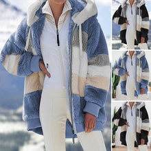 Load image into Gallery viewer, Plush Warm Hooded Coat