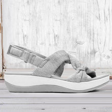 Load image into Gallery viewer, Women's Plain Fishmouth Platform Sandals