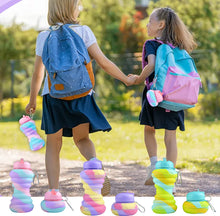 Load image into Gallery viewer, Cute Silicone Foldable Water Bottles