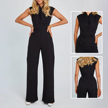 Load image into Gallery viewer, Women's Sleeveless Wide-Leg Jumpsuit