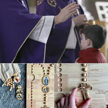 Load image into Gallery viewer, Wooden Rosary Board