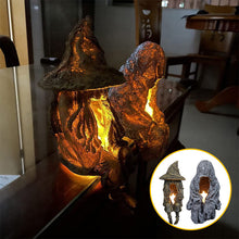 Load image into Gallery viewer, Halloween Witch Ghoul Solar Energy Lamp
