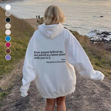 Load image into Gallery viewer, 'Dear Person Behind Me' Sweatshirt