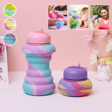 Load image into Gallery viewer, Cute Silicone Foldable Water Bottles