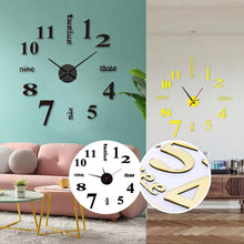 Load image into Gallery viewer, Moderne DIY stansefri veggklokke