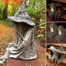 Load image into Gallery viewer, Halloween Witch Ghoul Solar Energy Lamp