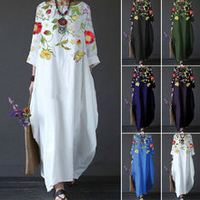 Load image into Gallery viewer, Loose Print Long Skirt Dress