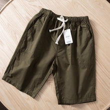 Load image into Gallery viewer, Men's Drawstring Elastic Waist Shorts