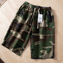 Load image into Gallery viewer, Men's Drawstring Elastic Waist Shorts