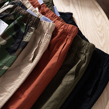 Load image into Gallery viewer, Men's Drawstring Elastic Waist Shorts