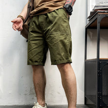Load image into Gallery viewer, Men's Drawstring Elastic Waist Shorts