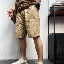 Load image into Gallery viewer, Men's Drawstring Elastic Waist Shorts