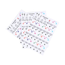 Load image into Gallery viewer, Colorful Piano Stickers for Keys