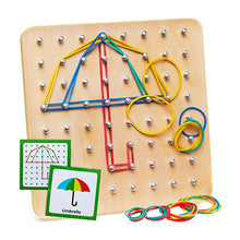 Load image into Gallery viewer, Wooden Geoboard