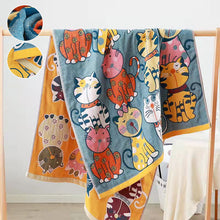 Load image into Gallery viewer, Pure Cotton Cute Absorbent Bath Towel