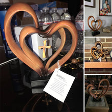 Load image into Gallery viewer, Easter Jesus Entwined Hearts Cross