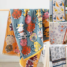 Load image into Gallery viewer, Pure Cotton Cute Absorbent Bath Towel