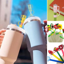 Load image into Gallery viewer, Silicone Straw Topper