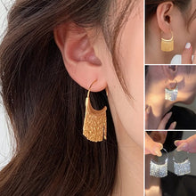Load image into Gallery viewer, Fashion Scalloped Tassel Earrings