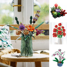 Load image into Gallery viewer, Artificial Plant Building Set with Flowers