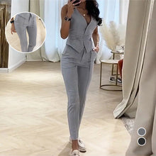 Load image into Gallery viewer, Sexy Vest Pencil Pants Two Piece Set