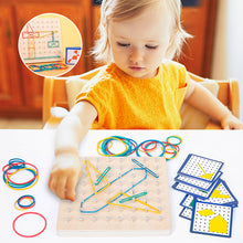 Load image into Gallery viewer, Wooden Geoboard