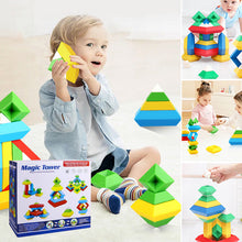 Load image into Gallery viewer, Pyramids Stacking Blocks