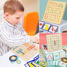Load image into Gallery viewer, Wooden Geoboard
