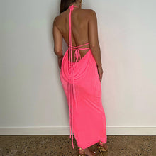 Load image into Gallery viewer, Backless Maxi Dress