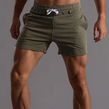 Load image into Gallery viewer, Men's Drawstring Elastic Workout Shorts