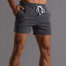 Load image into Gallery viewer, Men's Drawstring Elastic Workout Shorts