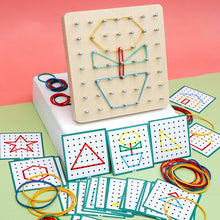 Load image into Gallery viewer, Wooden Geoboard